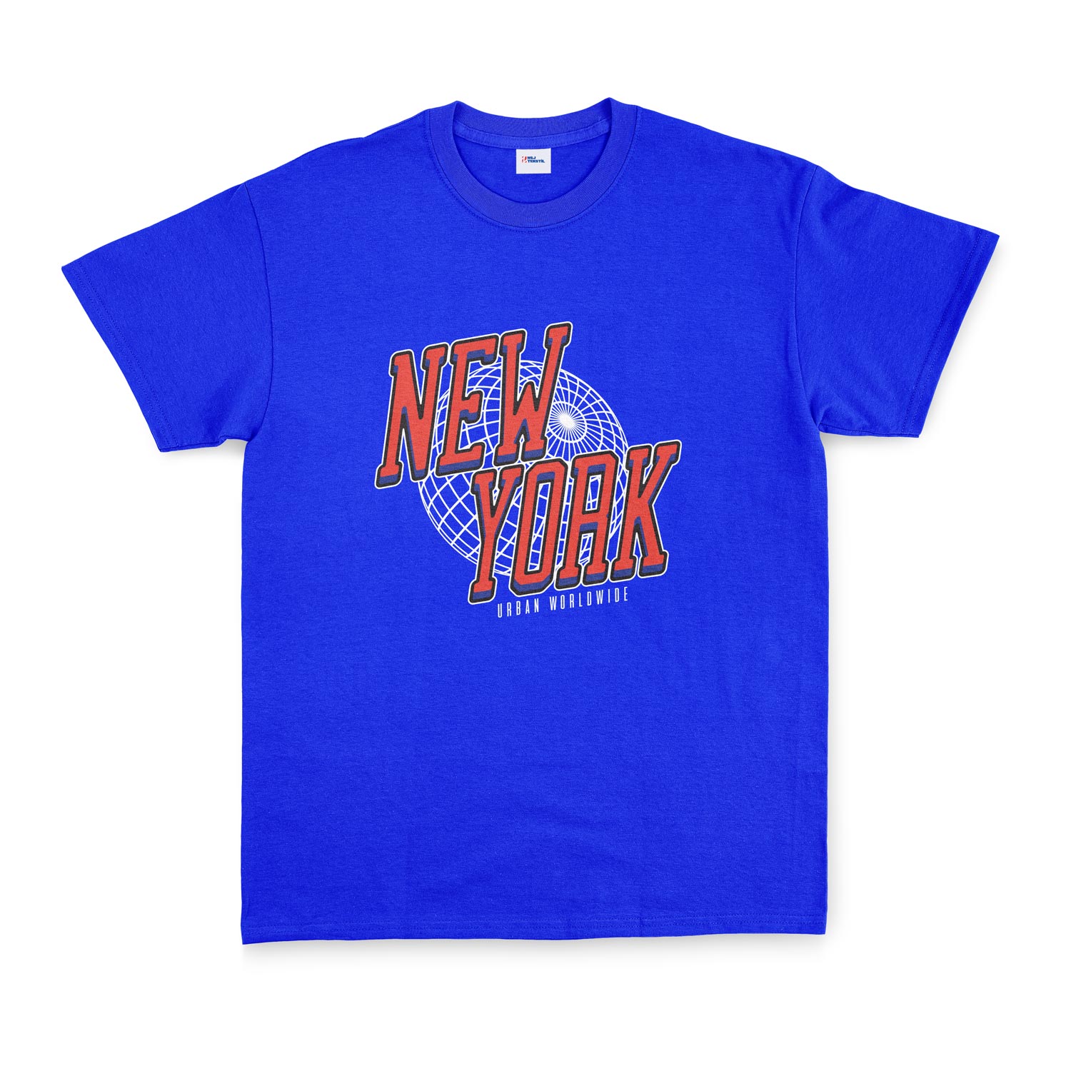 New York Tişört M - Mavi