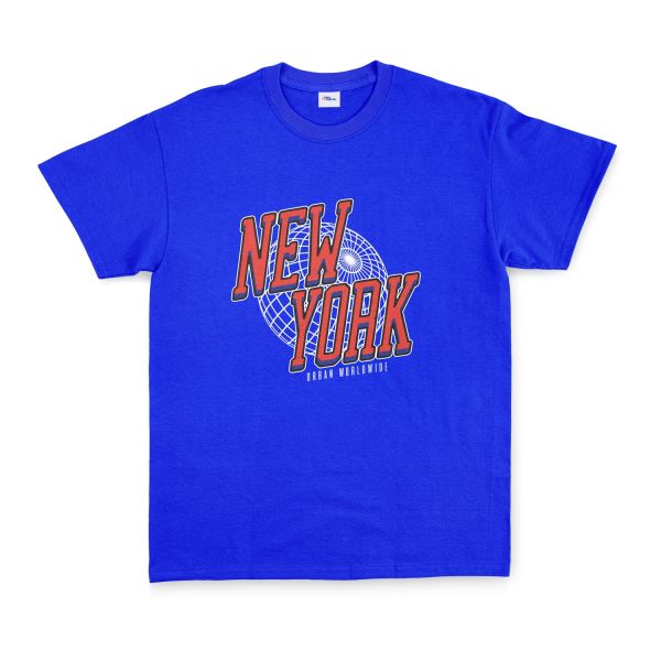 New York Tişört M - Mavi