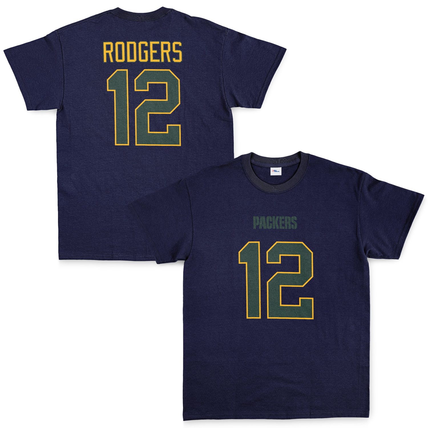 Aaron Rodgers Green Bay Packers Tişört S - Lacivert