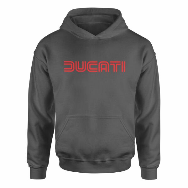 Ducati Racing Lines Hoodie M - Füme