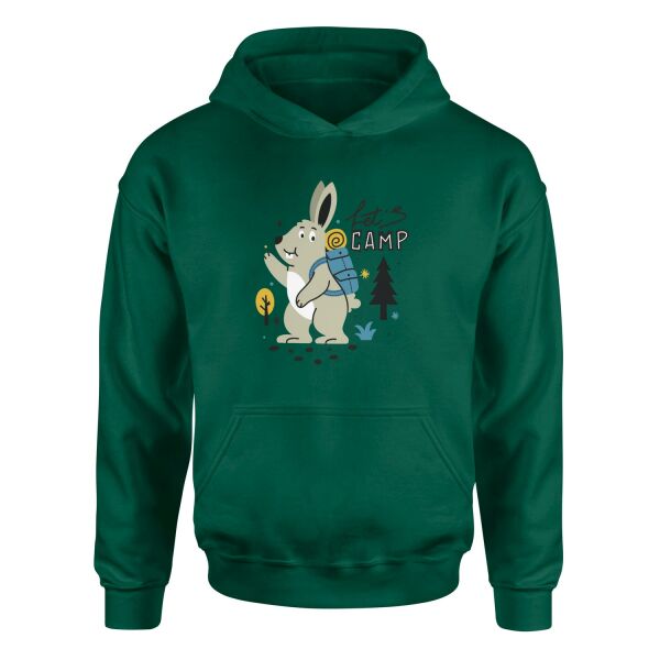 Let’s Camp Hoodie L - Nefti Yeşili