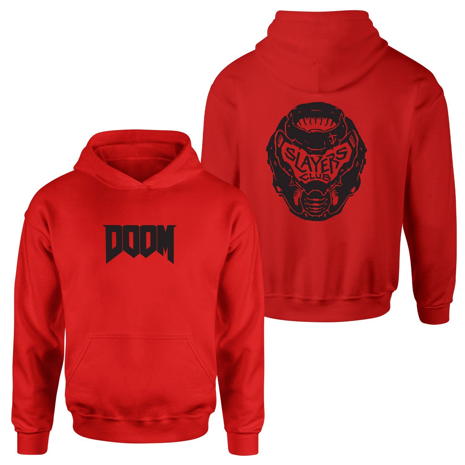DOOM SLAYER Hoodie L - Kırmızı