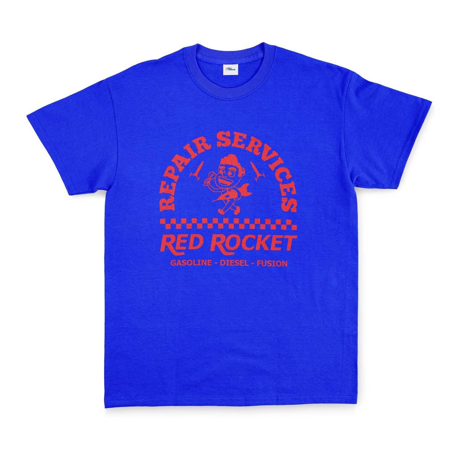 Red Rocket | Fallout Tişört L - Mavi