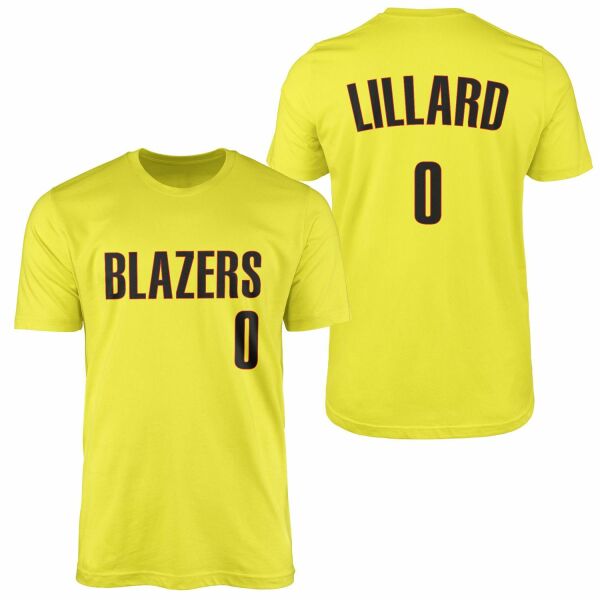 Damien Lillard Blazers Forma Tişört S - Sarı