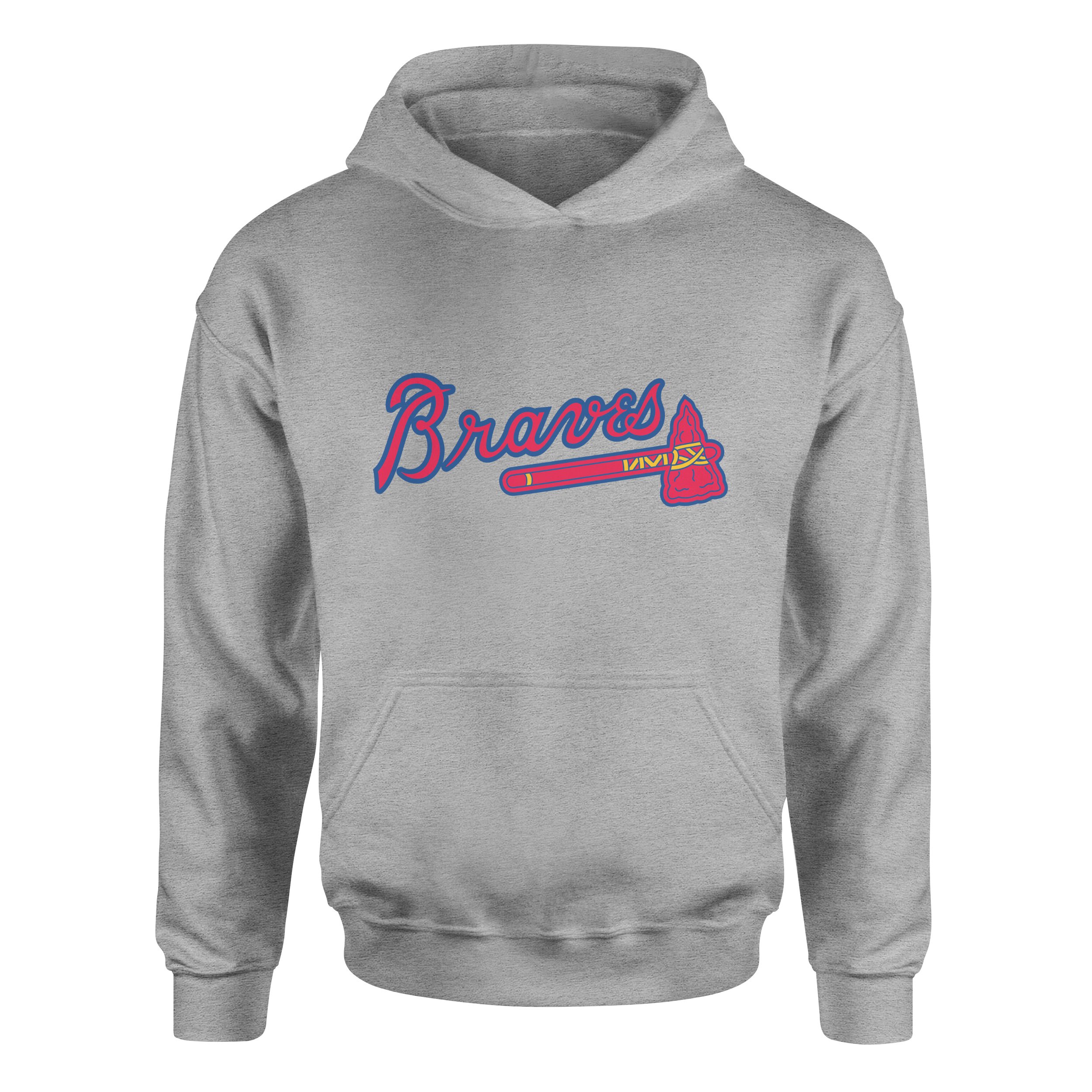 The Braves Hoodie S - Gri