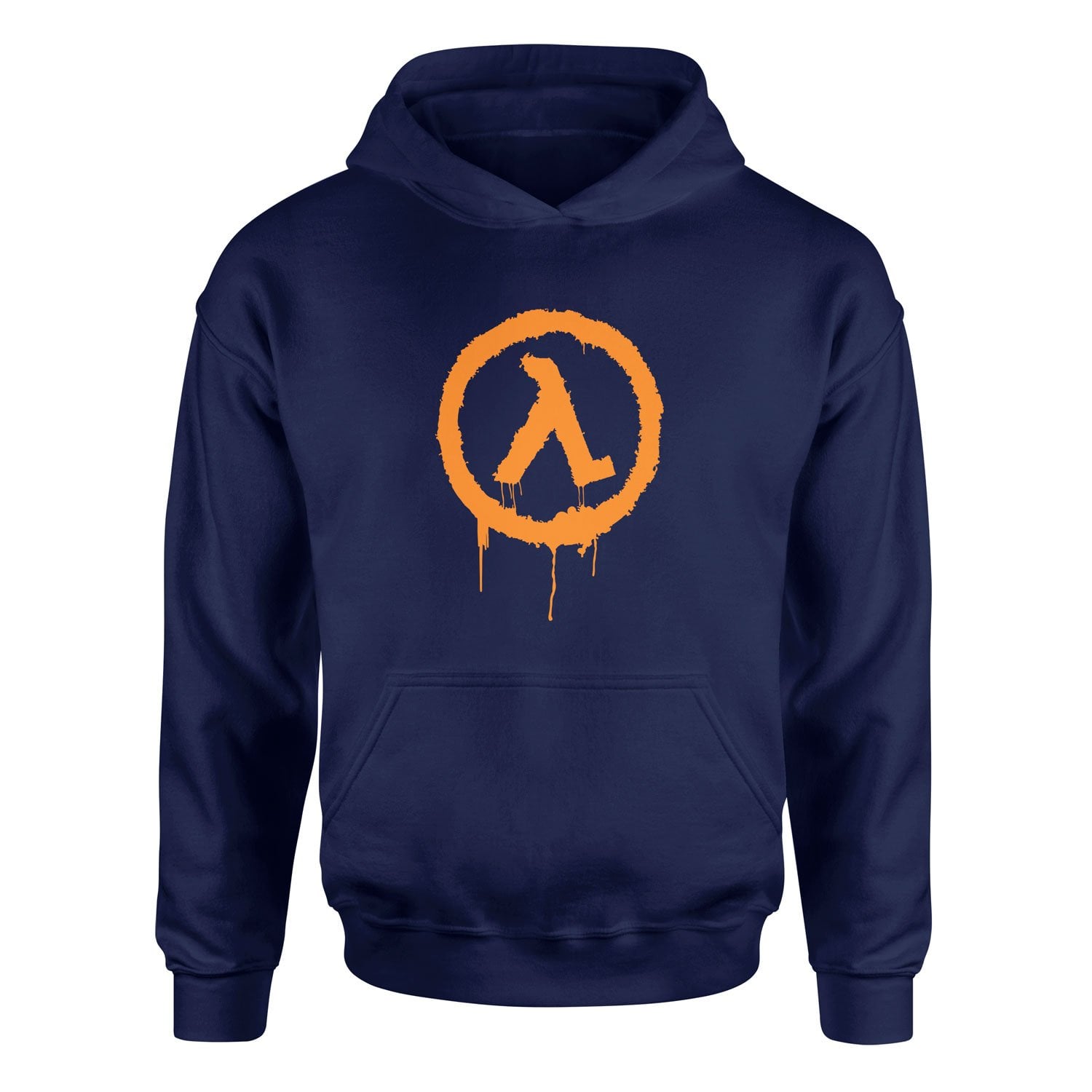 Half-Life Spray Hoodie L - İndigo Mavisi