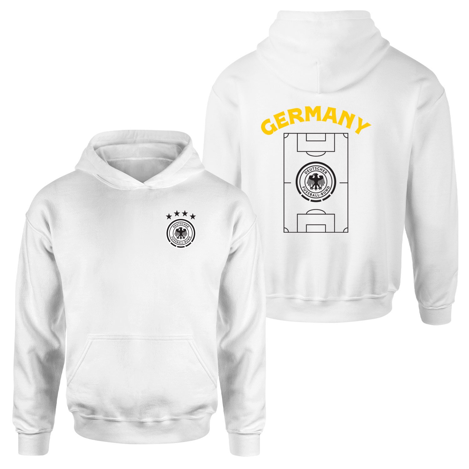 Almanya Dünya Kupası 2026 Hoodie XL - Beyaz