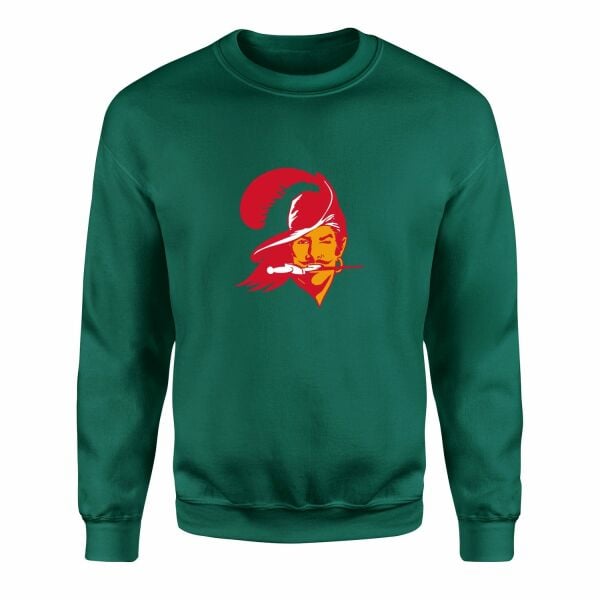Bruce the Buccaneer Sweatshirt XL - Nefti Yeşili