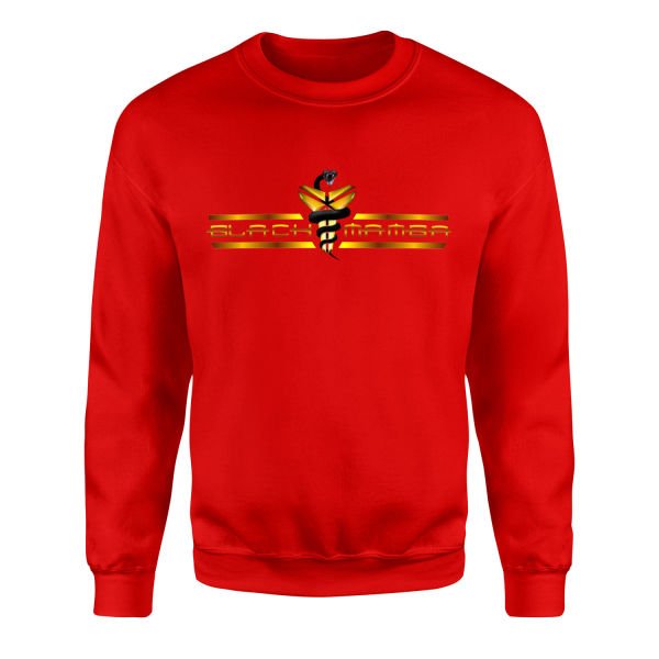 BLACKMAMBA KOBE Sweatshirt XXL - Kırmızı