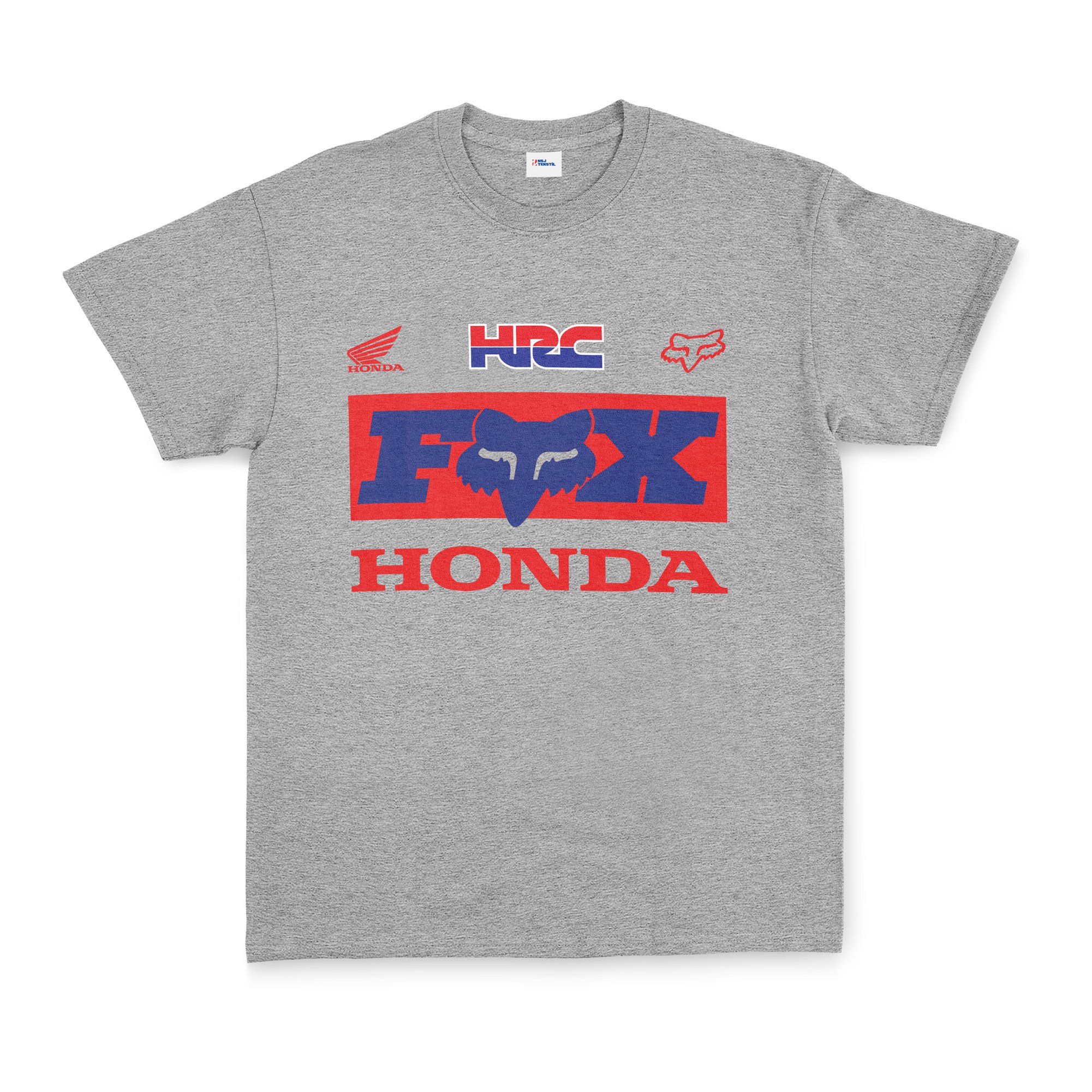 HONDA Racing x Fox Tişört XL - Gri