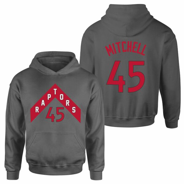 Davion Mitchell 45 Raptors Jersey Hoodie M - Füme
