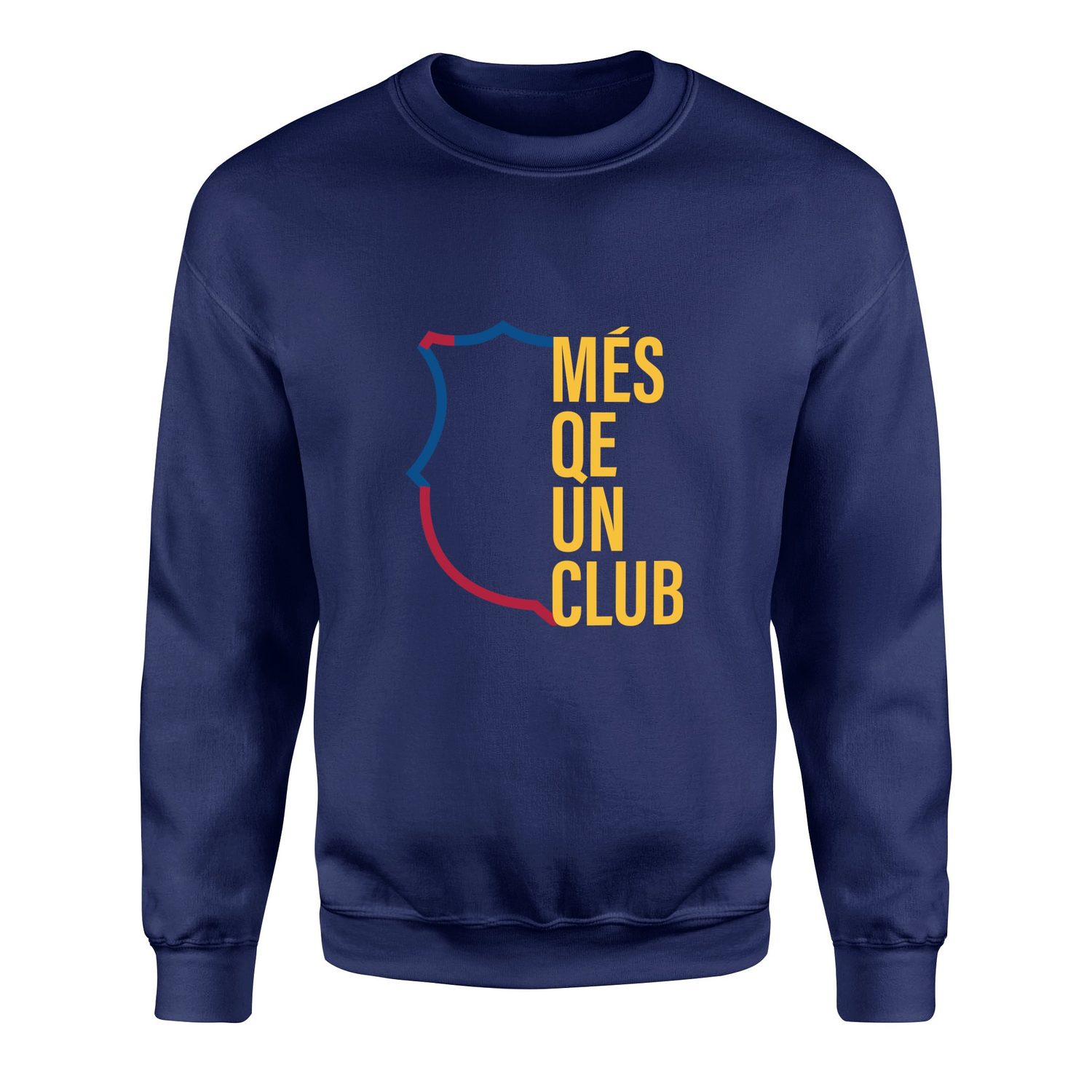 Més que un Club | FC Barcelona Sweatshirt S - İndigo Mavisi