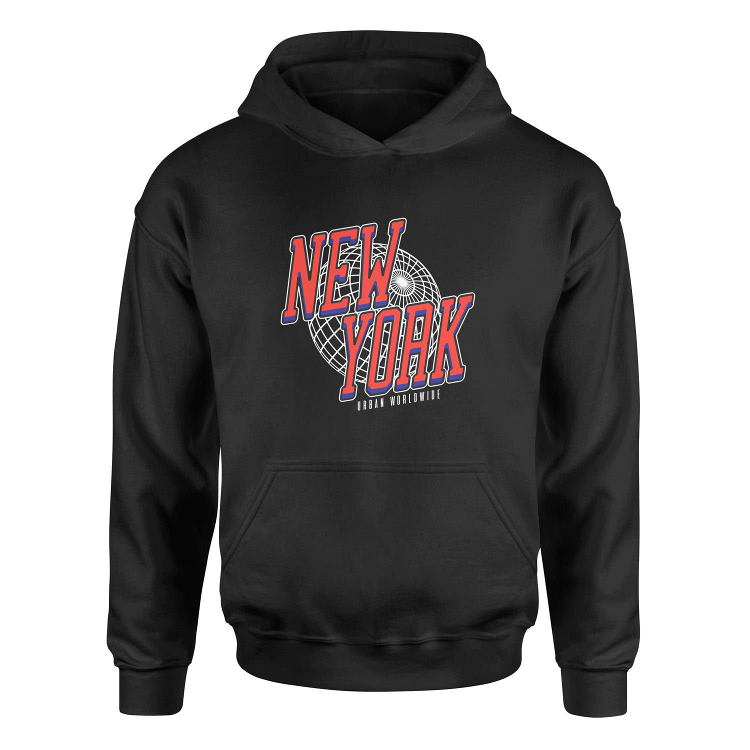 New York Hoodie XL - Siyah