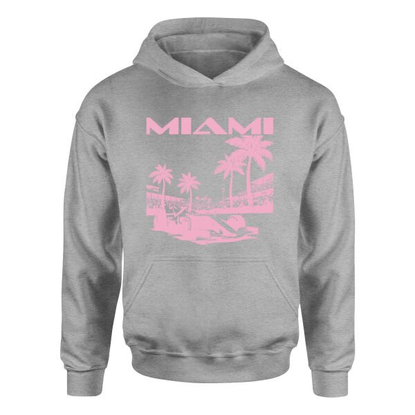 Miami Track Hoodie L - Gri