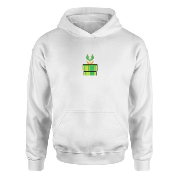 Super Mario Hoodie M - Beyaz
