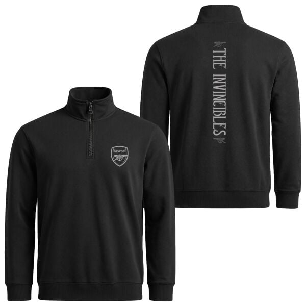 Arsenal Football Club | The Invincibles Yarım Fermuarlı Sweatshirt