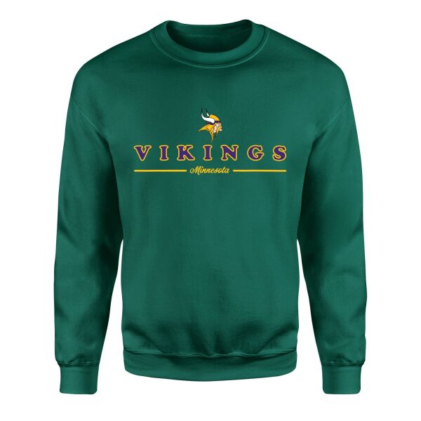 Minnesota Vikings L Sweatshirt M - Nefti Yeşili