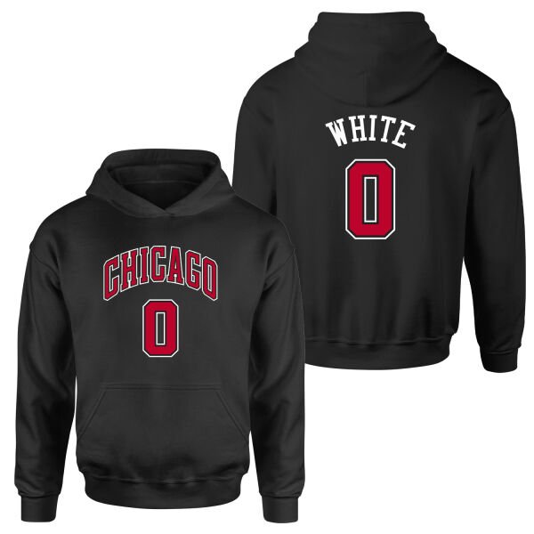 Coby White Chicago 0 Forma Hoodie L - Siyah