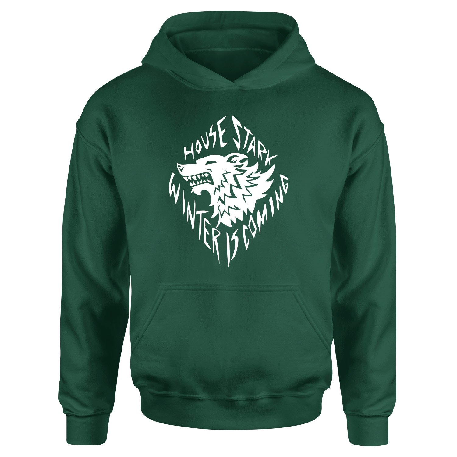 Winter is Coming Hoodie S - Nefti Yeşili