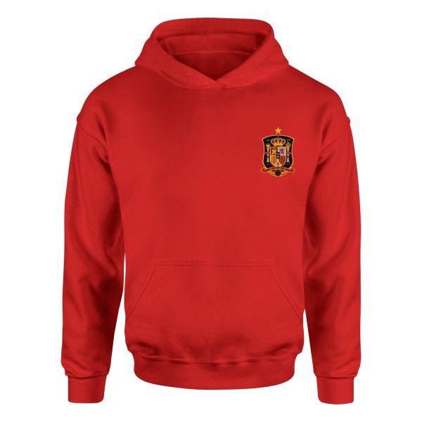 İspanya Hoodie M - Kırmızı