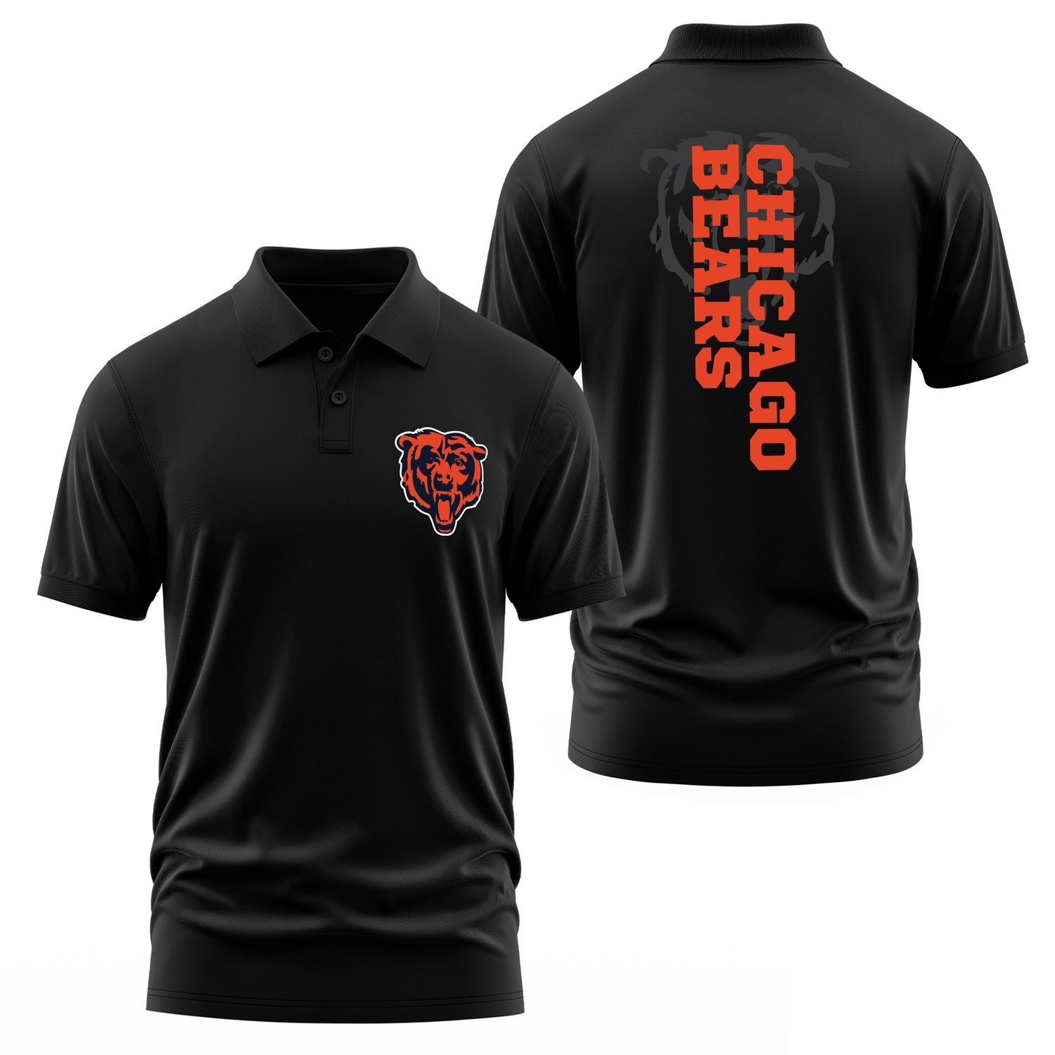 Chicago Bears NFL SE Polo Tişört S - Siyah