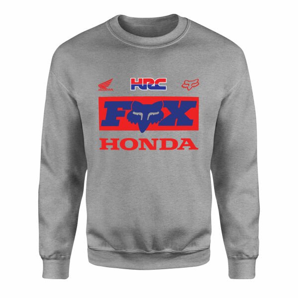 HONDA Racing x Fox Sweatshirt L - Gri