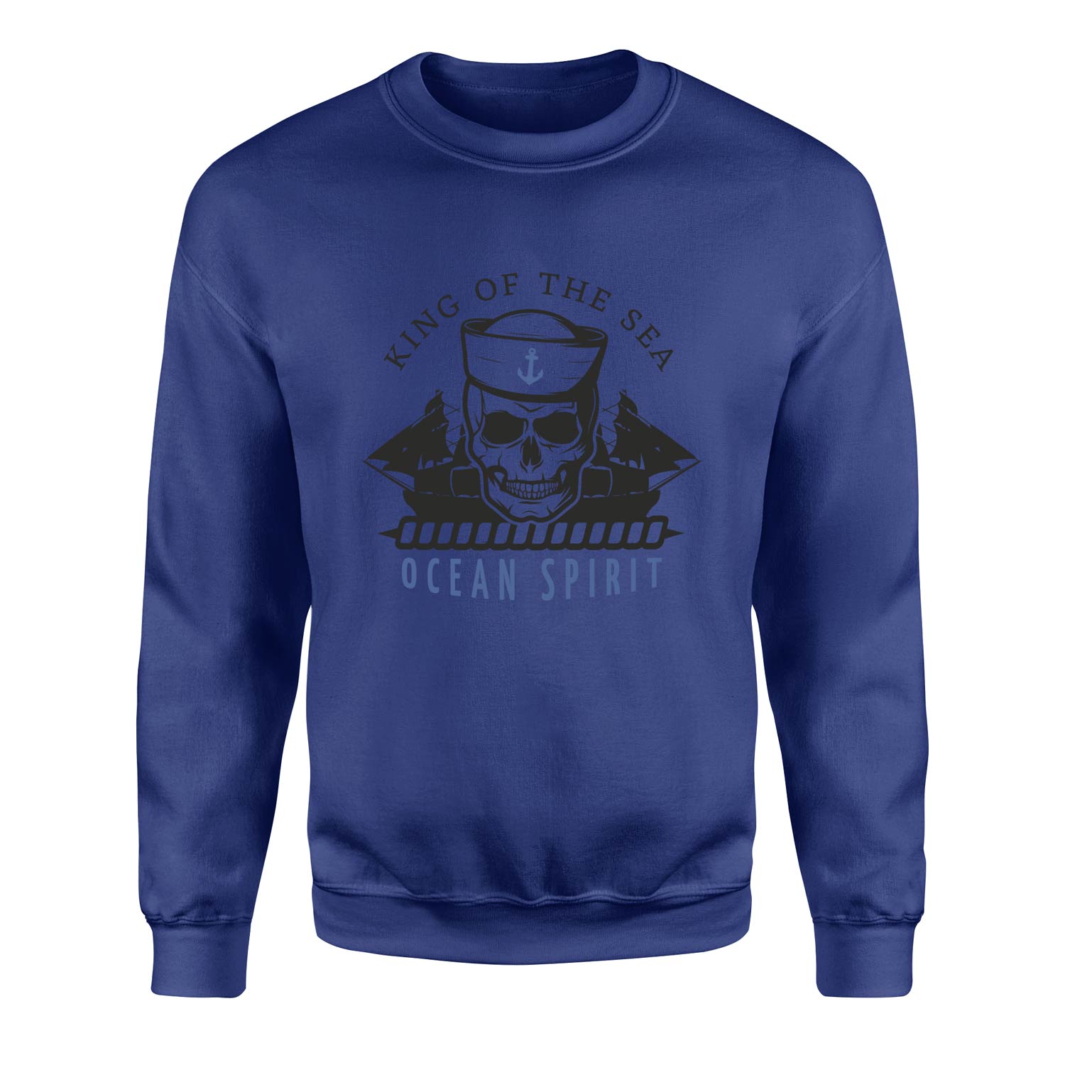 King of the Sea Denizci Sweatshirt XL - İndigo Mavisi
