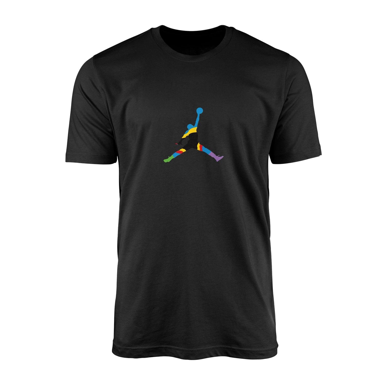 Air Jordan Colorful Tişört S - Siyah