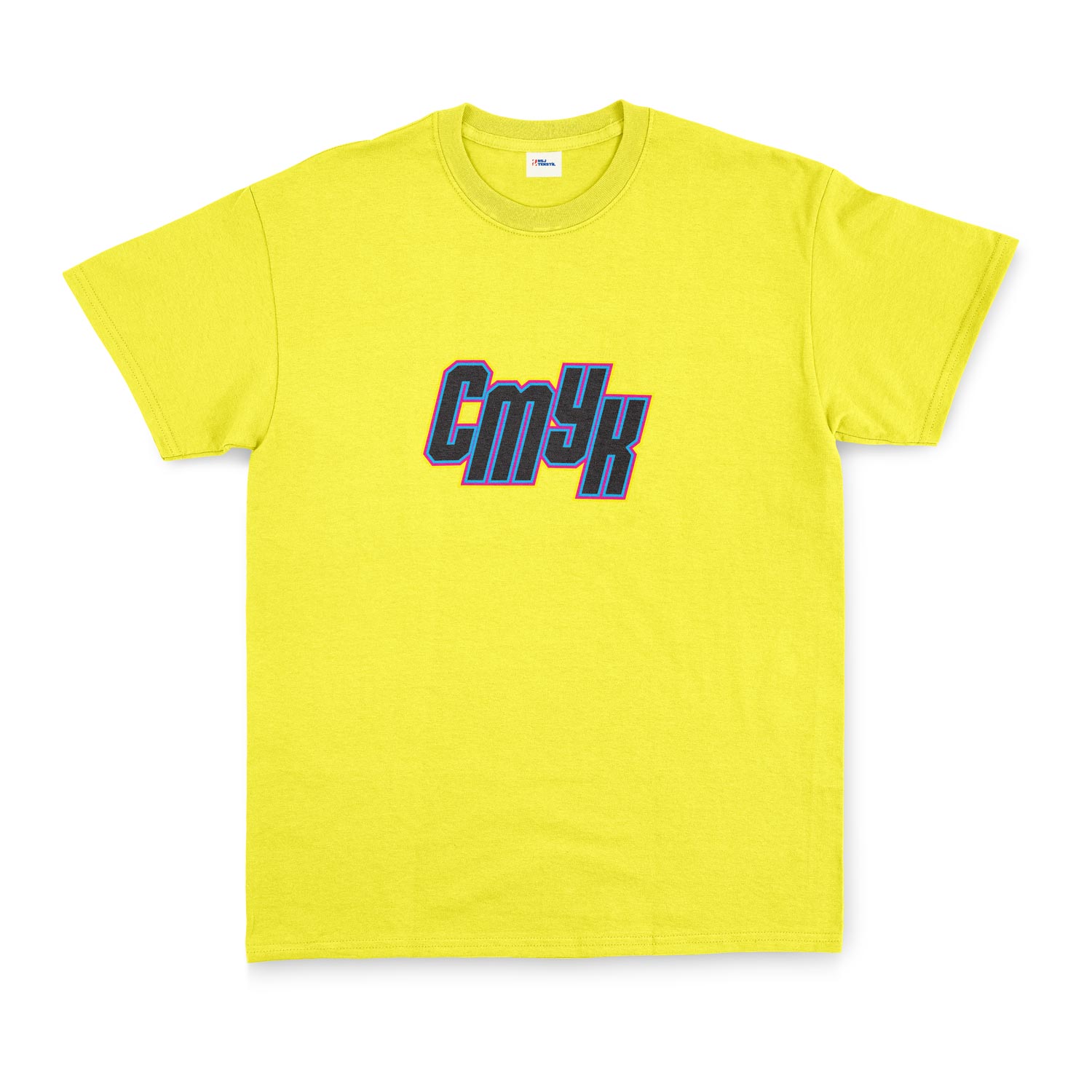 CMYK Tişört XXL - Sarı