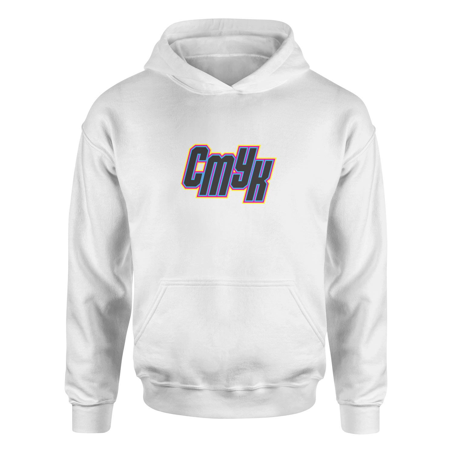 CMYK Hoodie XXL - Beyaz