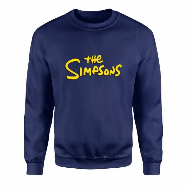 The Simpsons Sweatshirt XL - İndigo Mavisi