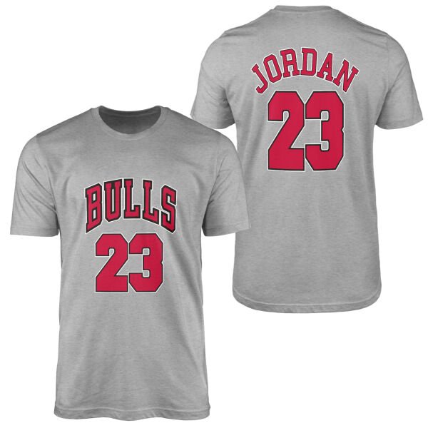 Michael Jordan 23 Forma Tişört S - Gri