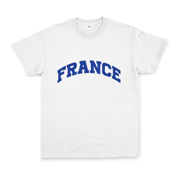 France Tişört M - Beyaz