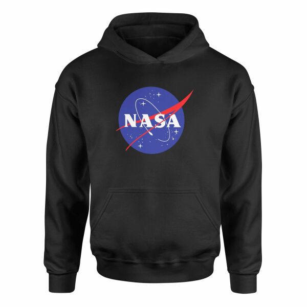 NASA Hoodie M - Siyah