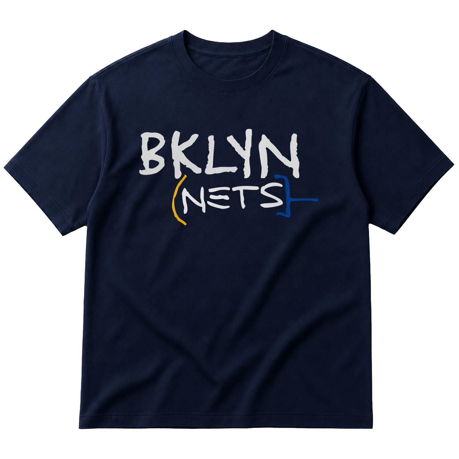 BKLYN Basquiat Oversize Tişört S - İndigo Mavisi