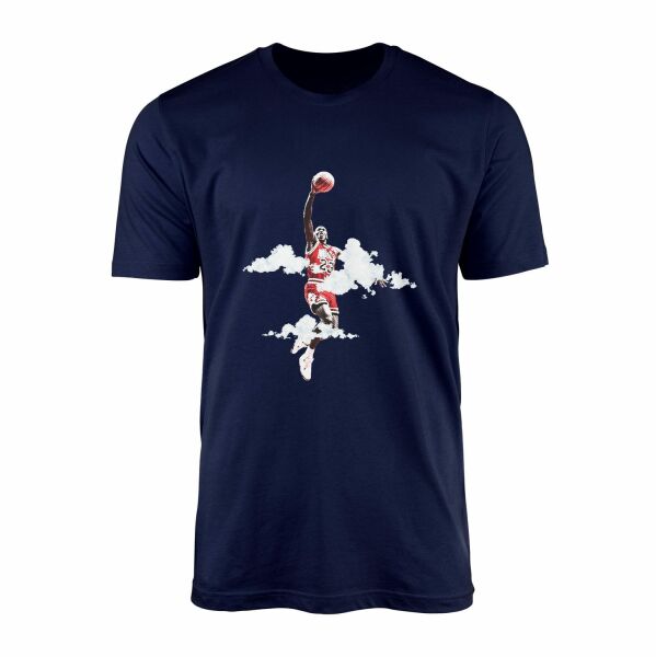 His Airness Tişört S - İndigo Mavisi