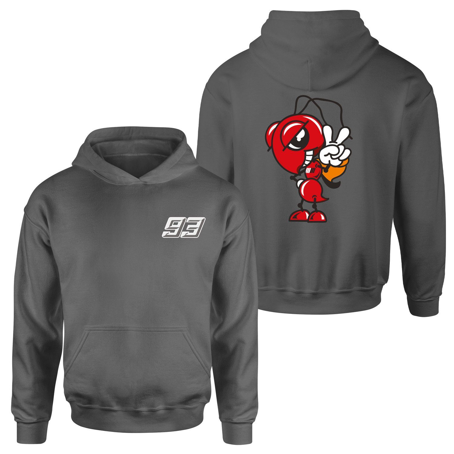 Marc Marquez Ant Edition Hoodie L - Füme