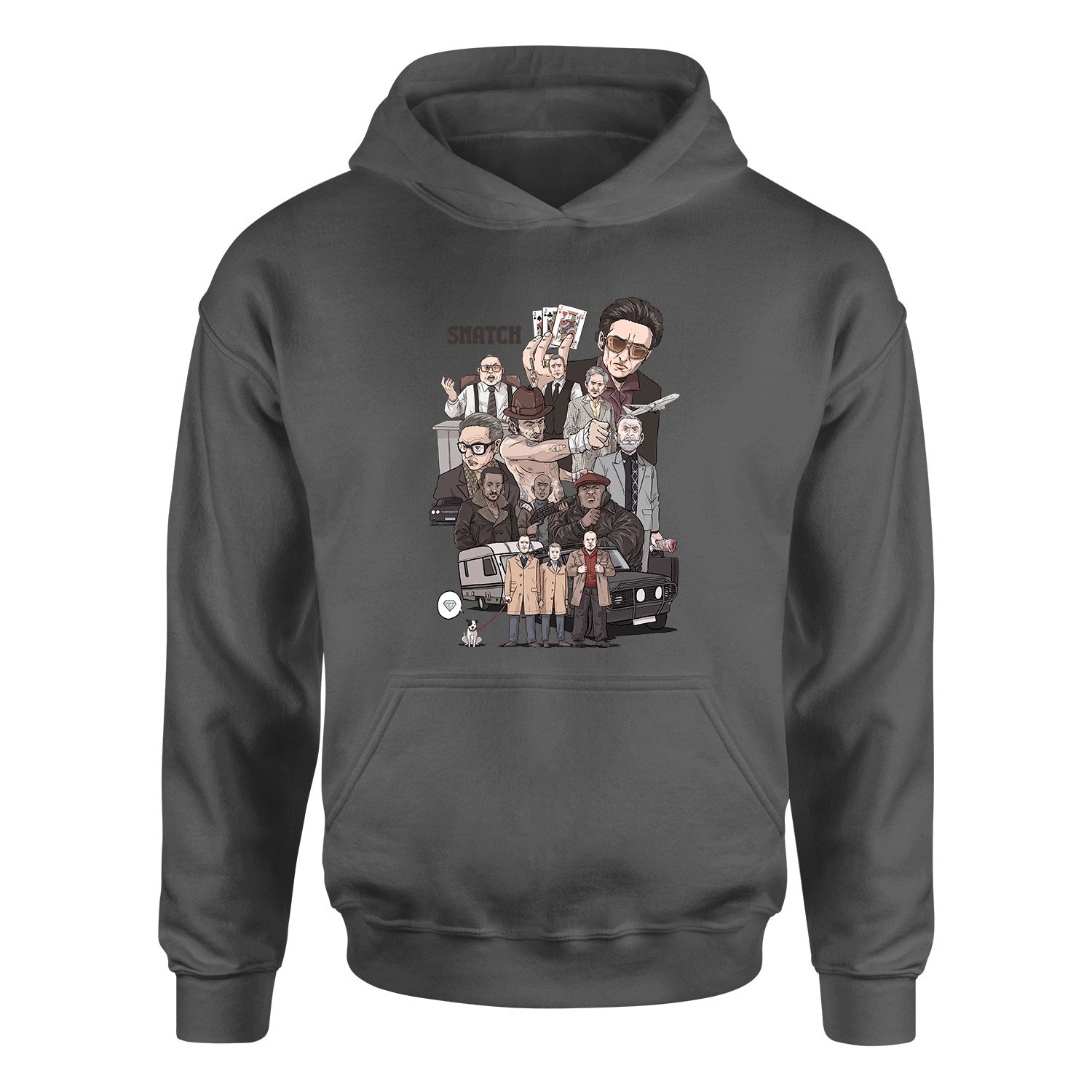 Snatch Movie Hoodie XL - Füme