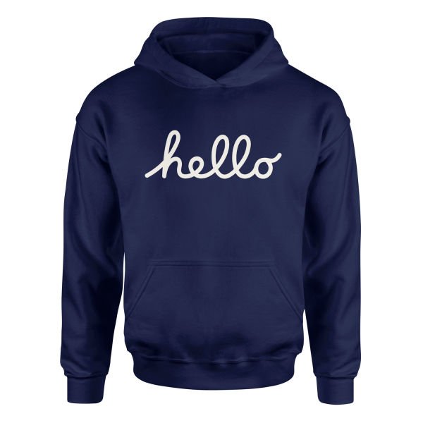 Hello Hoodie M - Lacivert