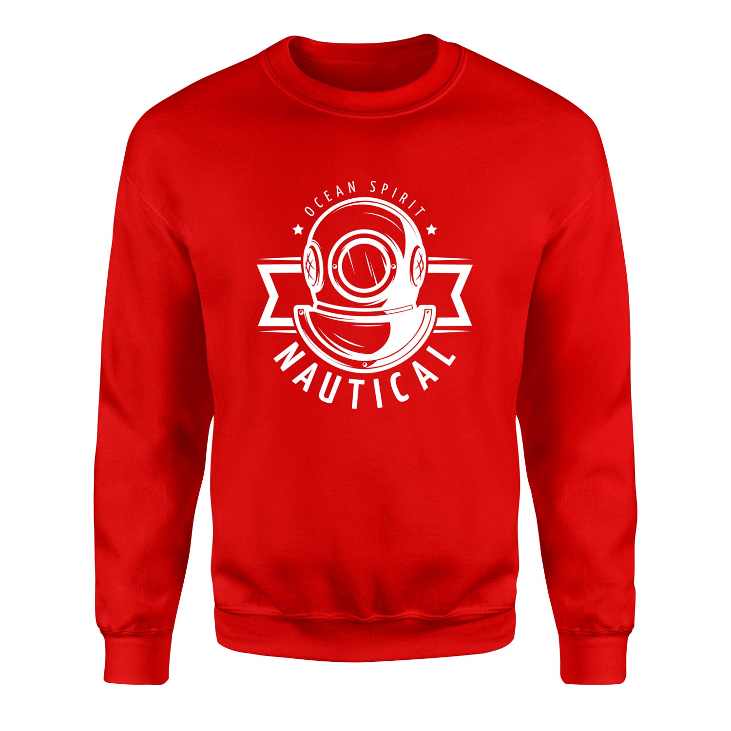 Ocean Spirit Denizci Sweatshirt XL - Kırmızı