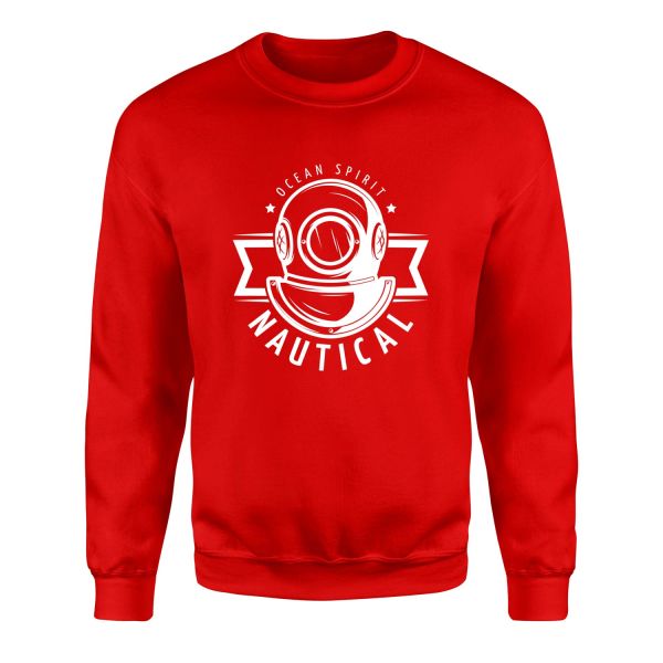 Ocean Spirit Denizci Sweatshirt XL - Kırmızı