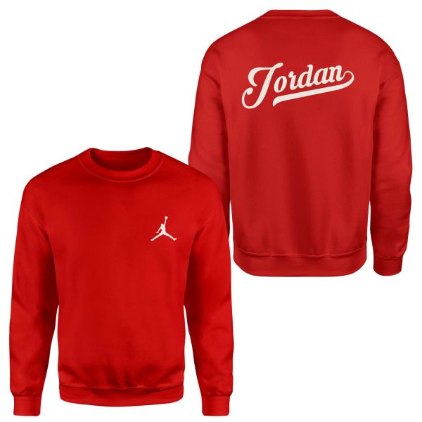 Jordan Enhanced Sweatshirt M - Kırmızı