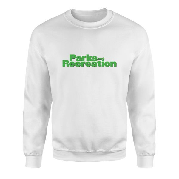 Parks and Recreation Sweatshirt S - Beyaz