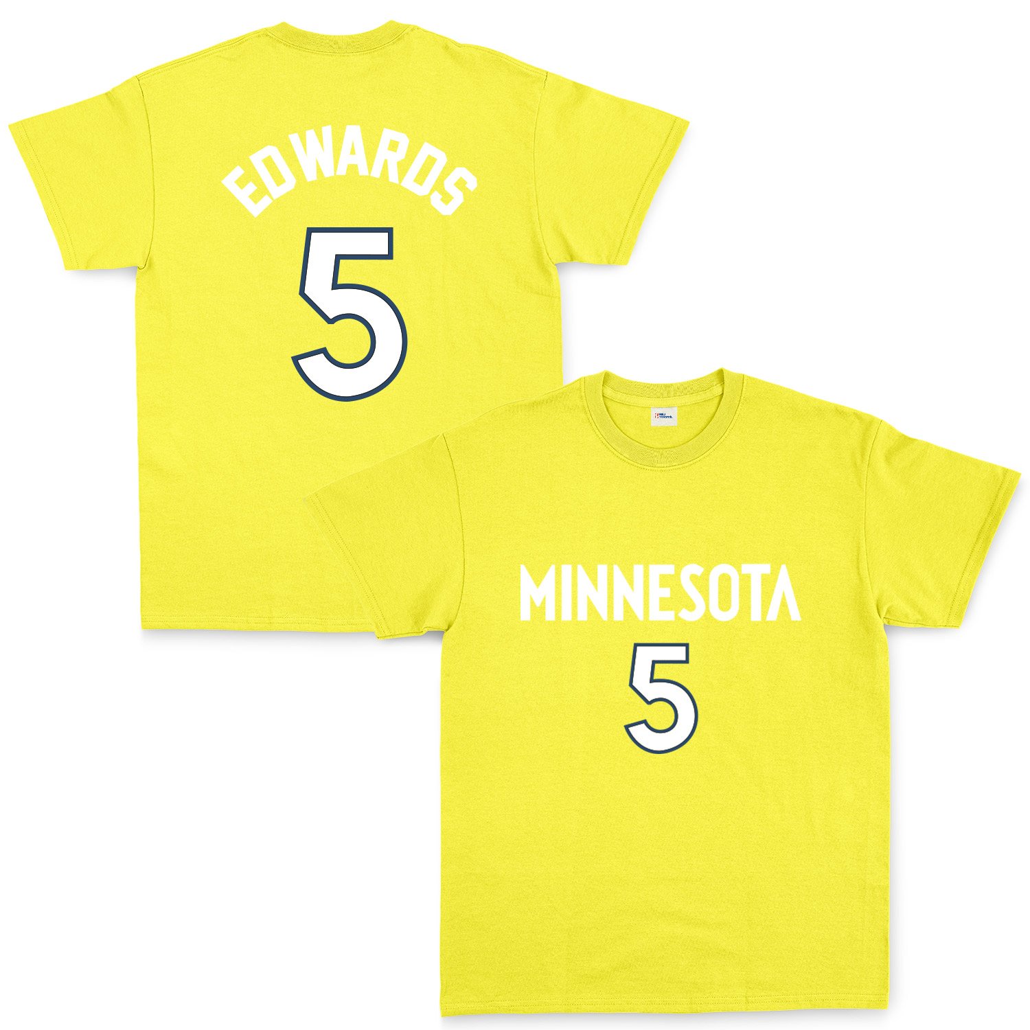 Anthony Edwards Minnesota Jersey Tişört L - Sarı