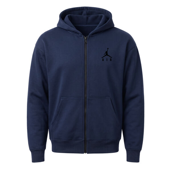 Air Jordan Text Mini Classic Fermuarlı Kapüşonlu Sweatshirt