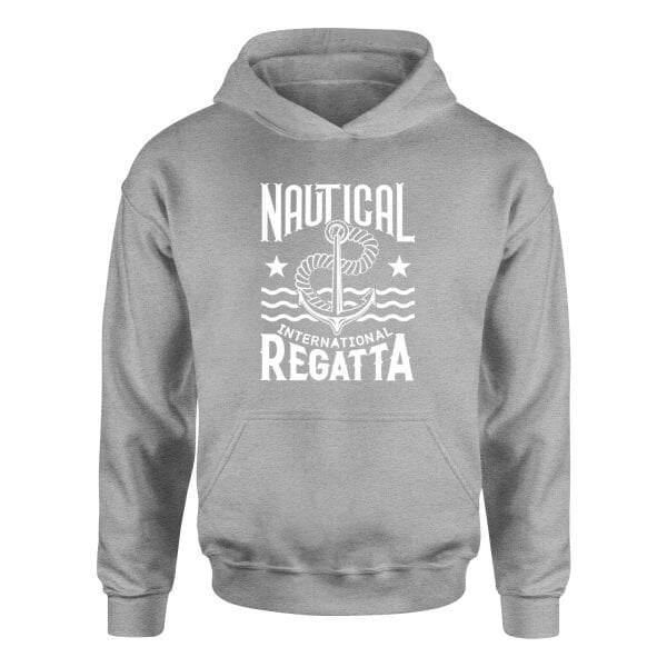 Nautical Regatta Hoodie L - Gri