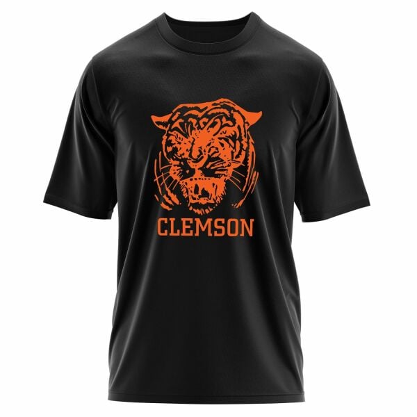 Clemson Tigers Oversize Tişört M - Siyah