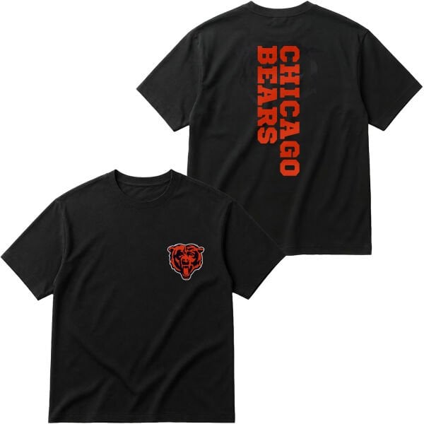 Chicago Bears NFL SE Oversize Tişört L - Siyah