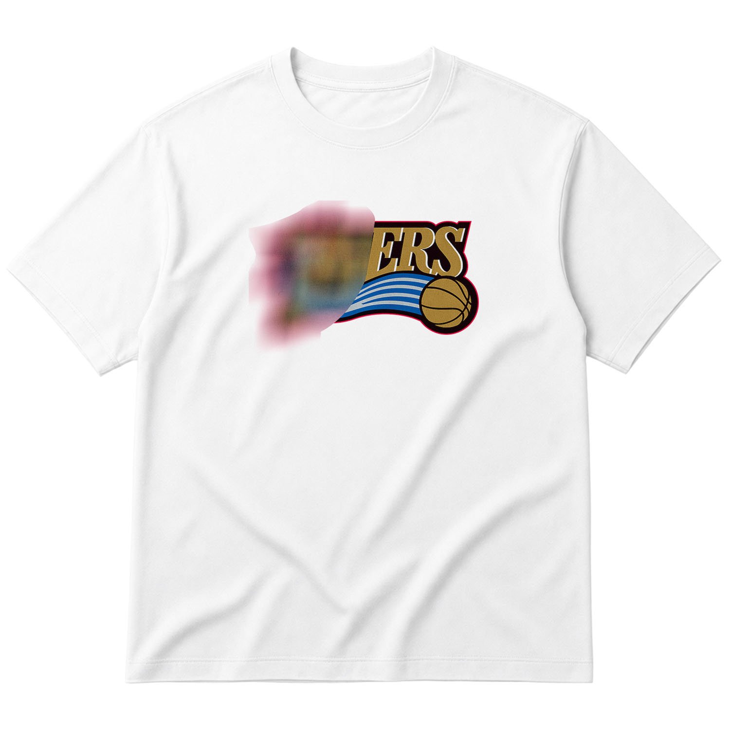 76ERS Oversize Tişört S - Beyaz