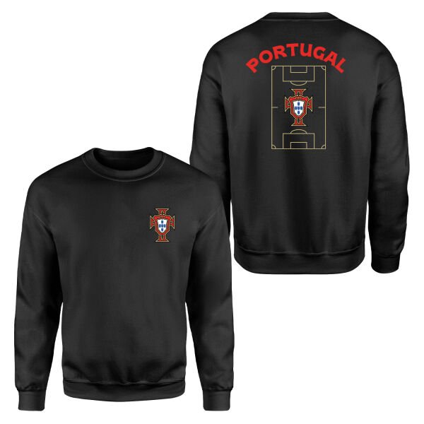 Portekiz Dünya Kupası 2026 Sweatshirt L - Siyah